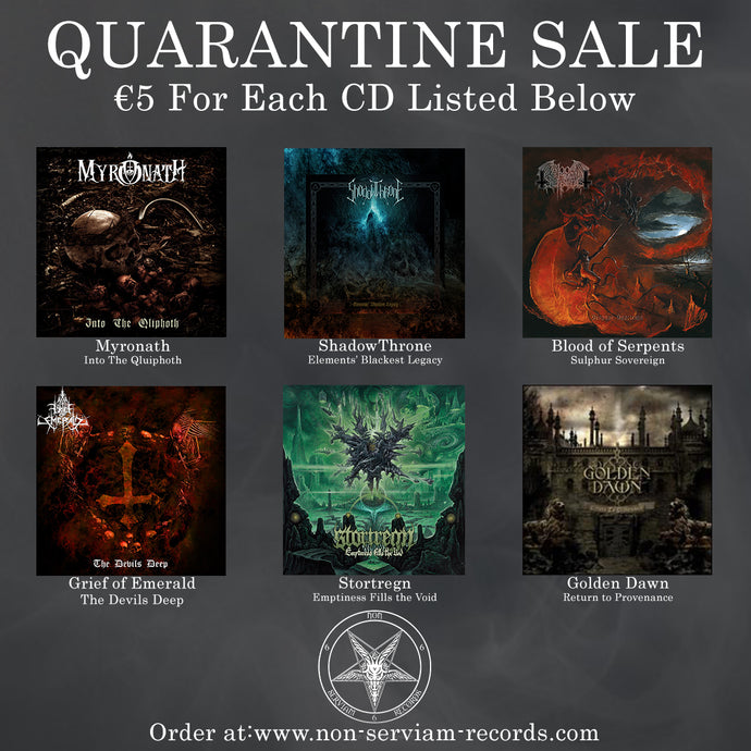 Hi, we got a new Quarantine Sales for you!