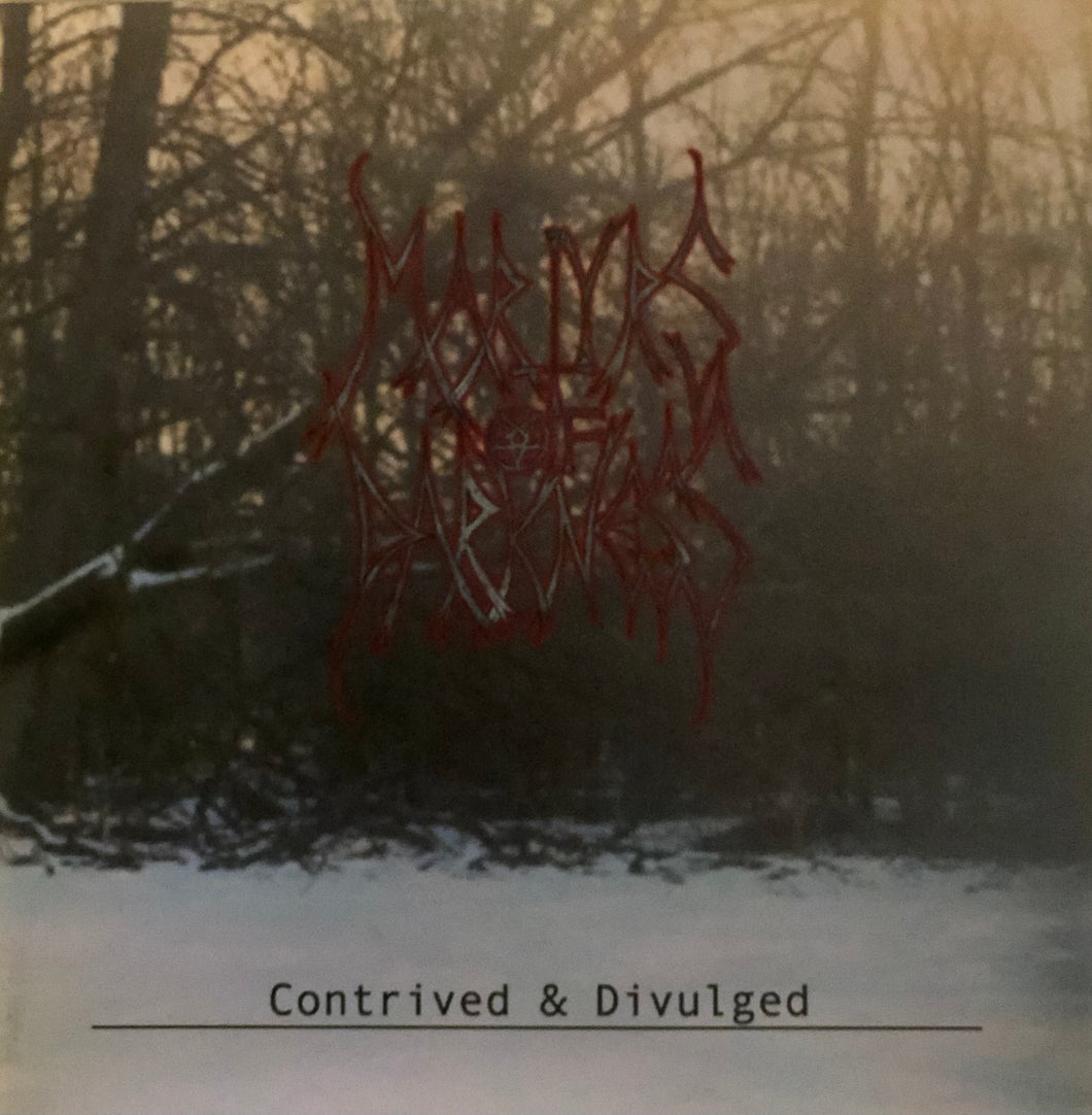 Martyrs Of Darkness ‎– Contrived & Divulged