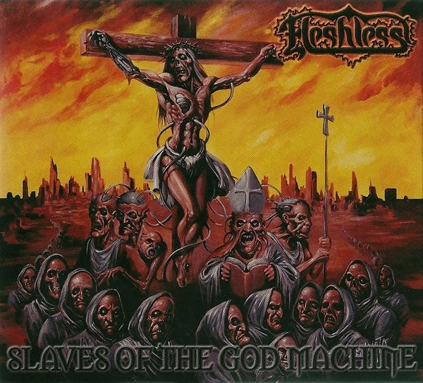 Fleshless ‎– Slaves Of The God Machine (digipack)