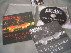 Deicide ‎– When Satan Lives (Japanese pressing)